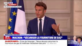 Accélérer l'agenda climatique, économiser l'énergie, diversifier nos sources: Emmanuel Macron détaille la stratégie de la France pour faire face aux risque de pénuries