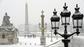 La neige devrait tomber sur l'ensemble de la région parisienne (illustration).
