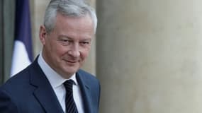 Le ministre de l'Economie Bruno Le Maire à l'Elysée.