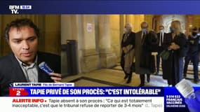 Pour le fils de Bernard Tapie, "quelqu'un qui est dans un état de santé comme ça n'a pas à être obligé de rester parce que la justice n'est pas fichue de s'organiser"