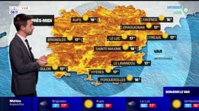 Météo Var: du soleil ce lundi après-midi, jusqu'à 17°C à Toulon et 18°C à Sainte-Maxime