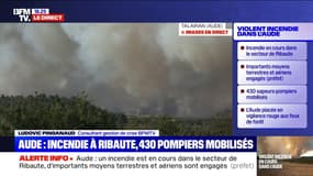 Incendie dans l'Aude: "Le temps que j'aille jusqu'aux vignes en voiture, c'était trop tard", déplore Laurent, vigneron à Corbières