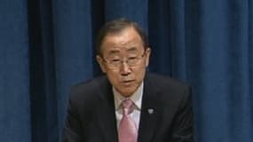 Le secrétaire général de l'ONU, Ban Ki-moon, a qualifié lundi l'utilisation d'armes chimiques en Syrie.