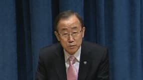 Le secrétaire général de l'ONU, Ban Ki-moon, a qualifié lundi l'utilisation d'armes chimiques en Syrie.