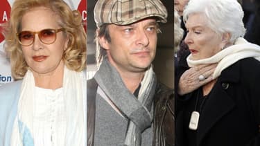 Sylvie Vartan, David Hallyday et Line Renaud