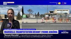 Marseille: une manifestation organisée devant l'usine Arkéma