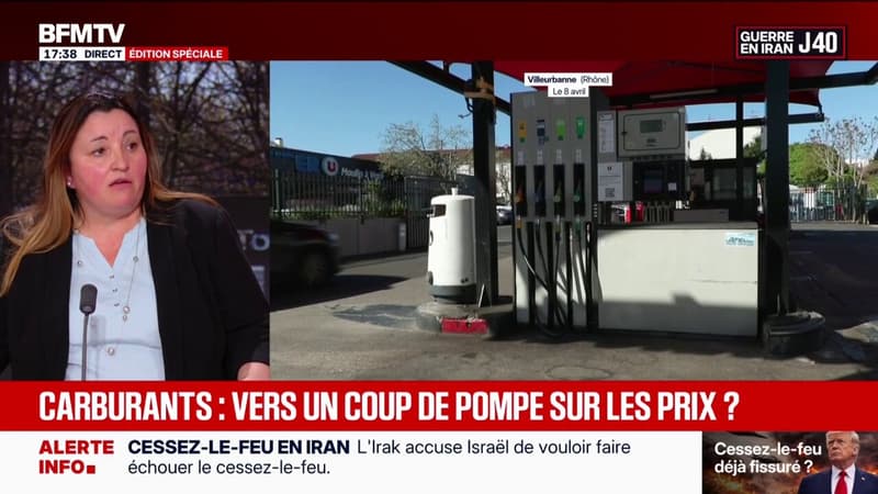 “Nous demandons le blocage du prix à la pompe du litre de carburant à 1,70 euro”, annonce Virginie Neumayer, membre de la direction confédérale de la CGT
