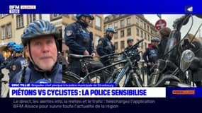 Strasbourg: une opération de sensibilisation sur la cohabitation entre piétons et cyclistes