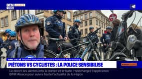 Strasbourg: une opération de sensibilisation sur la cohabitation entre piétons et cyclistes