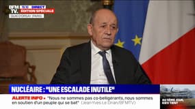 Jean-Yves Le Drian: "Nous allons déposer une résolution qui demande un cessez-le-feu"