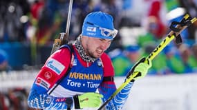 Aleksandr Loginov, à Anterselva (Italie) le 15 février 2020
