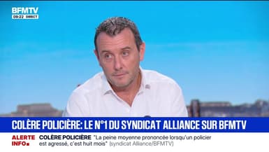 Colère des policiers: Fabien Vanhemelryck (Alliance police nationale) assure qu'il y a "entre 50 et 70 suicides par an" 