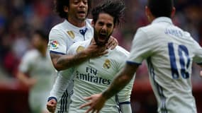 Marcelo, Isco et James