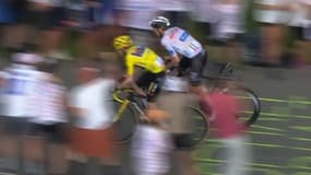 Le début de l'attaque de Pogacar sur Vingegaard, 14e étape du Tour de France, 15 juillet 2023