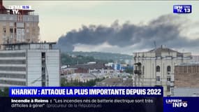 Guerre en Ukraine: Kharkiv a été la cible de "48 drones, quatre bombes et deux missiles" russes