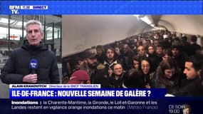 Grève dans les transports: "80% des trains ne circuleront pas demain en Ile-de-France", prévient le directeur de SNCF Transilien