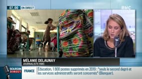 Jean-Michel Blanquer annonce la suppression de 1.800 postes dans l'Education nationale en 2019