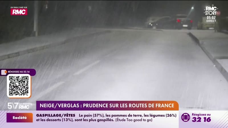 Neige/verglas : Prudence sur les routes de France