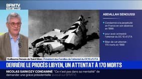 Procès libyen: "Enfin notre préjudice a été reconnu", déclare Guillaume Denoix de Saint Marc, président des familles de l'attentat du DC10 d'UTA
