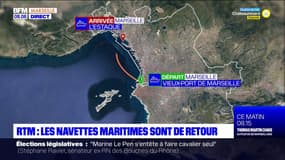 Marseille: le grand retour des navettes maritimes à Marseille