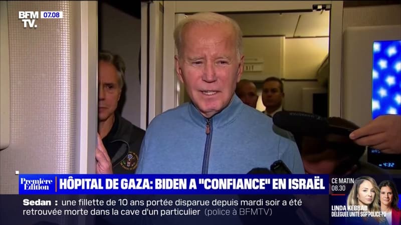 Bombardement de l'hôpital de Gaza: Joe Biden a 