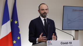 Edouard Philippe en conférence de presse le 28 mars 2020