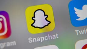 Le logo de l'application Snapchat (Image d'illustration).