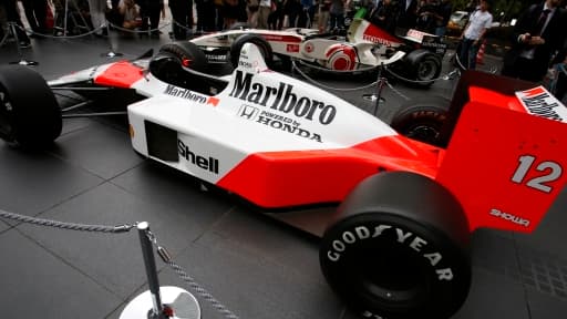La McLaren Honda de 1988 qui a permis à Ayrton Senna de remporter le championnat du monde.