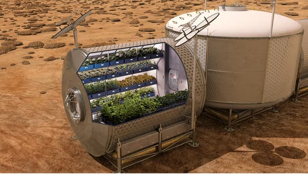 La NASA envisage de cultiver des aliments sur les engins spatiaux à venir, et sur d'autres planètes. La NASA envisage de cultiver des aliments sur les engins spatiaux à venir, et sur d'autres planètes.