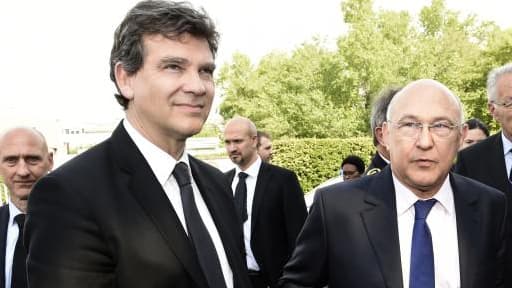 Arnaud Montebourg et Michel Sapin étaient en déplacement dans la région de Lyon.