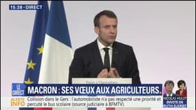 Macron sur l'agriculture : "Il y a des modèles productifs qui n'ont plus d'avenir"