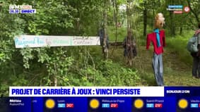 Rhône: la mobilisation continue contre le projet de carrière à Joux