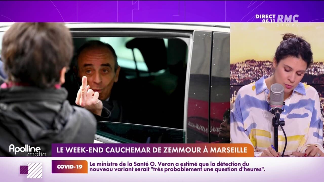 Un doigt d'honneur pour conclure une visite chaotique d'Eric Zemmour à