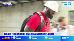JO 2024: la délégation de basket des États-Unis est arrivée à Lille 