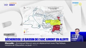Bouches-du-Rhône: le bassin de l'Arc Amont placé en alerte sécheresse