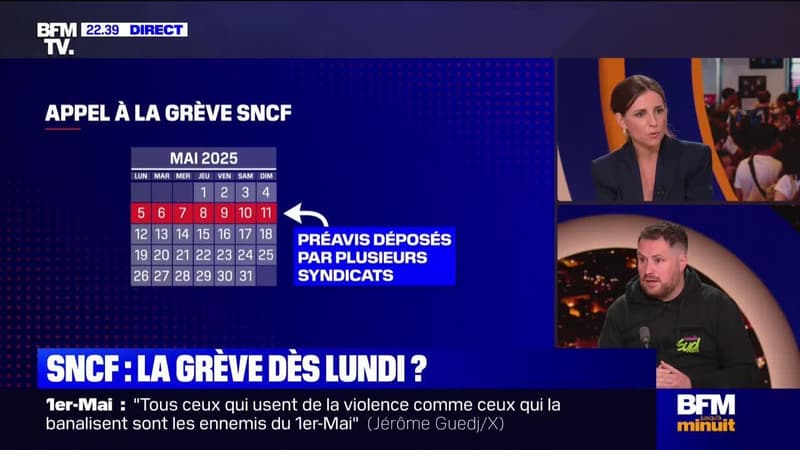 SNCF : la grève dès lundi ? – 01/05