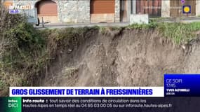 Freissinières: un important glissement de terrain après les précipitations de ces derniers jours