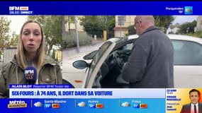Six Fours : à 74 ans, il dort dans sa voiture 