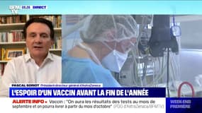 Vaccin: le PDG d'AstraZeneca assure qu'il "aura les résultats des tests au mois de septembre et pourra livrer à partir du mois d'octobre"