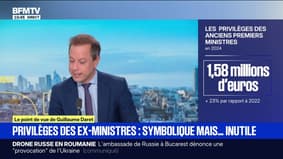 "Fin des privilèges des ex-ministres: symbolique mais... inutile": le point de vue de Guillaume Daret, éditorialiste politique BFMTV