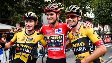 Vingegaard, Kuss et Roglic sur la Vuelta, 16/09/2023