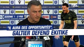 Auxerre 1-2 PSG : "Il aura des opportunités", Galtier prend la défense d’Ekitike