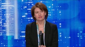 Hasmik Tolmajian, ambassadrice de l'Arménie en France invitée sur le plateau de BFMTV, le 1er octobre 2023. 