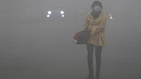 Le smog à Haerbin dans le nord-est de la Chine, le 21 octobre 2013.