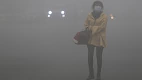 Le smog à Haerbin dans le nord-est de la Chine, le 21 octobre 2013.