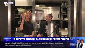 Ma recette avec un chef : Sablé au fenouil, crème citronnée - 14/08