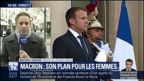 Un service d'aide en ligne? Ce qu'Emmanuel Macron devrait annoncer contre les violences faites aux femmes