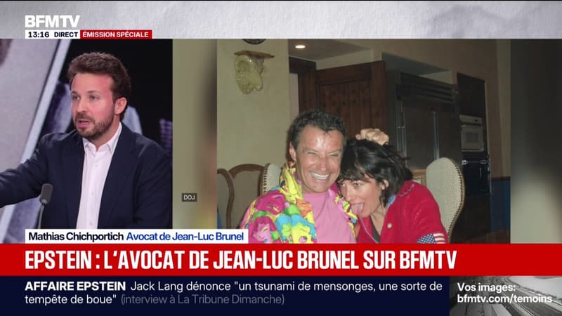Affaire Jeffrey Epstein: Jean-Luc Brunel "n'a jamais été mis en examen" pour avoir "rabattu des femmes", assure son avocat Mathias Chichportich