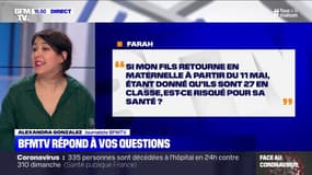 Mon fils retourne en maternelle à partir du 11 mai, est-ce risqué? 