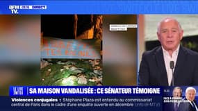 "On aurait cru une décharge publique", confie le sénateur François Patriat dont la maison a été vandalisée